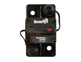 Buyers Products Company CB151PB 150 Amp Circuit Breaker With Manual Push-To-Trip Reset With Large Frame