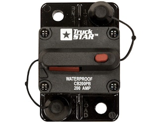 Buyers Products Company CB200PB 200 Amp Circuit Breaker With Manual Push-To-Trip Reset