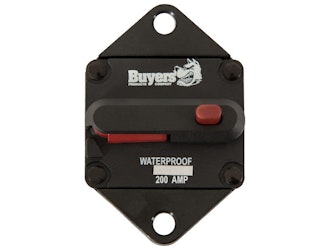 Buyers Products Company CB202PB 200 Amp Push-To-Trip Circuit Breaker