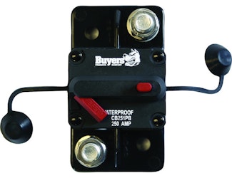 Buyers Products Company CB251PB Circuit Breaker, 250 Amp, Push-To-Trip,