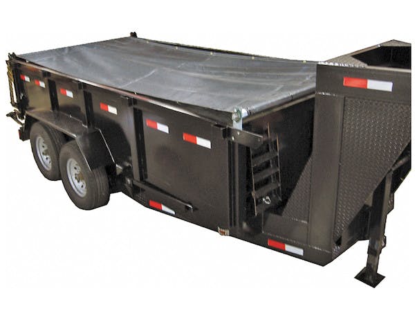 Buyers Products Company DTR6518 Aluminum Tarp System With Mesh Tarp 6-1/2 X 18 Foot