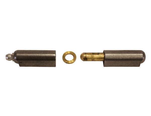 Buyers Products Company FBP080GF Steel Weld-On Bullet Hinge With Brass Pin/Bushing/Grease Fitting .61 X 3.15 Inch
