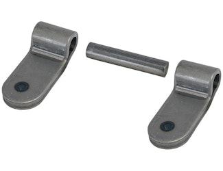 Buyers Products Company H2550 Flush Mount Wing Style Plain Steel Butt Hinge - 2.5 X 5.5