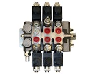 Buyers Products Company HVE344PB Electric Sectional Valve 3-Way/4-Way/4-Way/Pb