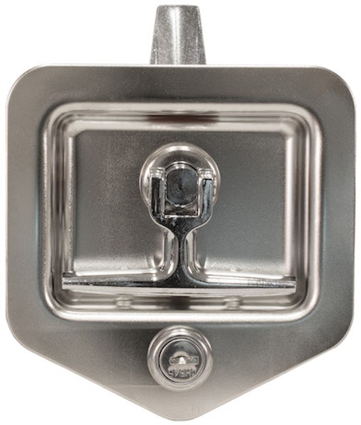 Buyers Products Company L8915 Stainless Single Point T-Handle Latch With Mounting Holes - Zinc Plated