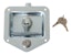 Buyers Products Company L8915 Stainless Single Point T-Handle Latch With Mounting Holes - Zinc Plated