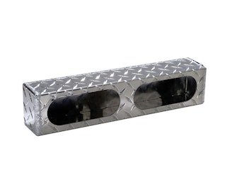 Buyers Products Company LB3163ALDT Dual Oval Light Box Diamond Tread Aluminum