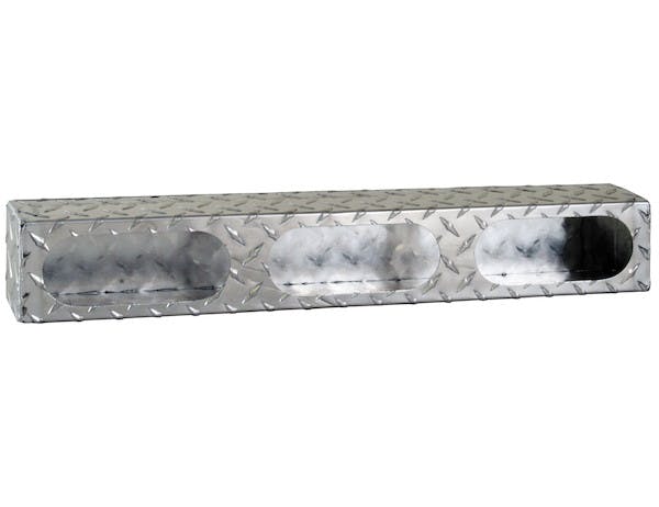 Buyers Products Company LB3253ALDT Triple Oval Light Box Diamond Tread Aluminum