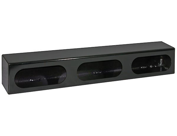 Buyers Products Company LB3253 Triple Oval Light Box Black Powder Coated Steel