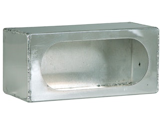 Buyers Products Company LB383ALSM Single Oval Light Box Smooth Aluminum