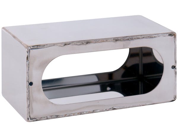 Buyers Products Company LB384SST Single Oval Both Front And Back Light Box Stainless Steel
