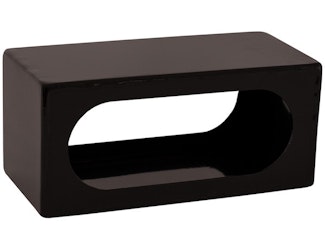 Buyers Products Company LB384 Single Oval Both Front And Back Light Box Black Powder Coated Steel