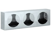 Buyers Products Company LB6183SST Triple Round Light Box Stainless Steel