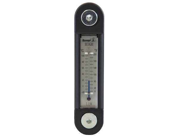Buyers Products Company LDR02A Oil Level Gauge With Temperature Indicator - Glass