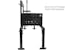 Buyers Products Company LT46 5 Position Vertical Hand Tool Rack
