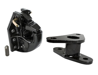 Buyers Products Company P45AC6K 45 Ton 6-Hole Air Compensated Pintle Hook Kit With Brake Chamber Bracket