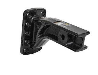 Buyers Products Company PM3109 3 Inch Pintle Hook Mount - 4 Position, 10 Inch Solid Shank