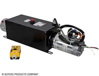 Buyers Products Company PU642LRS 4-Way Dc Power Unit-Electric Controls Horizontal 1.5 Gallon Steel Reservoir