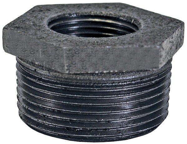 Buyers Products Company RAB125075 Iron Reducing Bushing 1-1/4 Inch Male Npt X 3/4 Inch Female Npt