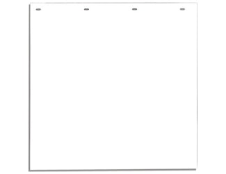 Buyers Products Company RC24PPW Super Durable White Polymer Mudflaps 24X24 Inch