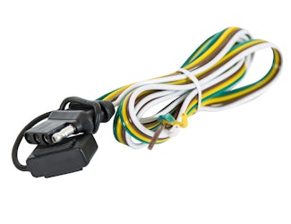 Buyers Products Company TC1242 48 Inch Prewired Vehicle-Side Replacement Cable With A 4-Way Flat Connector/Cap