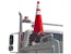 Buyers Products Company TCH10H Horizontal Mount Traffic Cone Holders Silver Powder Coat