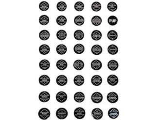 Buyers Products Company VSK040 Remote Valve Cable Control Knob Decal Sheet