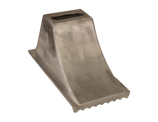 Buyers Products Company WC1588 Aluminum Wheel Chock 8.5X15X8.25 Inch