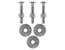 Buyers Products Company WC181212 Black Powder Coated Steel Wheel Motorcycle Chock 12X18X12.25 Inch