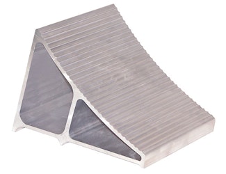 Buyers Products Company WC6096A Small Extruded Aluminum Wheel Chock 6X8.75X5.86 Inch