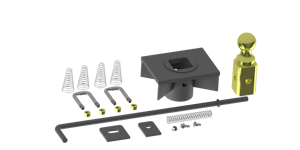 B&W Towing GNRK1500 Turnoverball One-Piece Kit For Flatbeds
