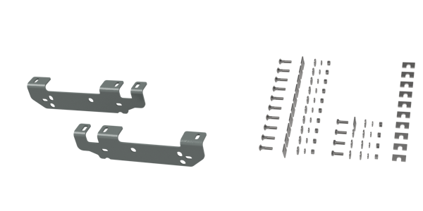 B&W Towing RVR2401 Custom Installation Kit For Universal Mounting Rails For Some Ford Trucks