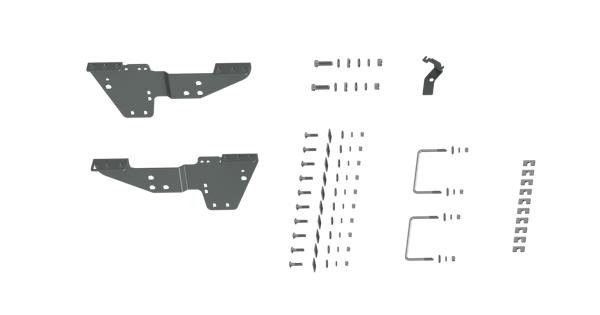 B&W Towing RVR2500 Custom Installation Kit For Universal Mounting Rails For Some Ford Trucks