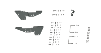 B&W Towing RVR2500 Custom Installation Brackets For Universal Mounting Rails For Some Ford Trucks B&W Towing RVR2500 Custom Installation Brackets For Universal Mounting Rails For Some Ford Trucks