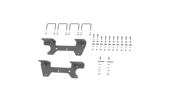 B&W Towing RVR2504 Custom Installation Kit For Universal Mounting Rails For Some Chevy Trucks