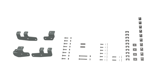 B&W Hitches (Kit)Patriot 14-C Ram 2500 Custom Bracket Kit W/Rails