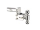 B&W Towing TS10033C B&W Tow And Stow Dual Ball 2 Adj Ball Mount 3 Drop/3-1/2 Rise, Chrome