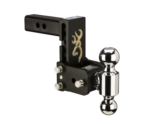 B&W Towing TS10037BB B&W Tow And Stow Dual Ball 2 Adj Ball Mount 5 Drop/5-1/2 Rise, Browning