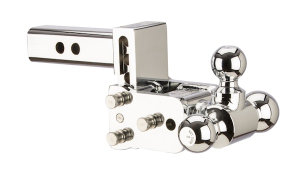 B&W Towing TS10047C 6 Chrome T&S, Tri-Ball-Boxed