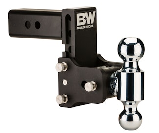 B&W Towing TS20037B 2.5 Model 8 Blk T&S Dual Ball