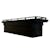 CamLocker KS71LPRLMB 71in Low Profile Crossover Truck Tool Box with Rail - Deep - Matte Black