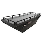 CamLocker S63LPFNRLMB 63in Crossover Tool Box Low Profile Notched Matte Black w/Rail