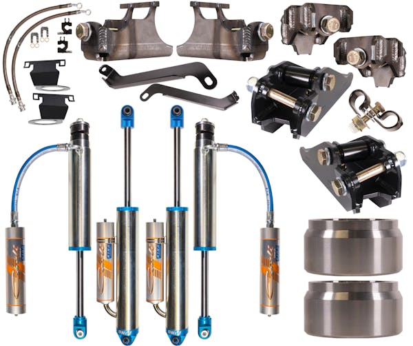 Carli Suspension CS-DD30SPKG-14-D Carli Tuned King 3.0" RR Front & Rear Shock Pkg 3.25" Lift with Mount & Hardware