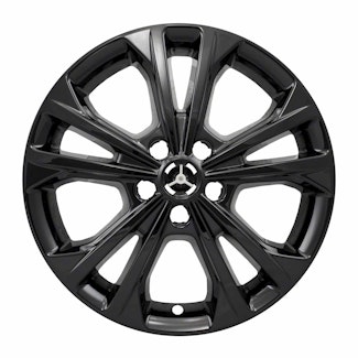 Coast to Coast International IWCIMP414BLK 17 Inch 5 Double Spoke Black Set Of 4 Not Steel Wheels