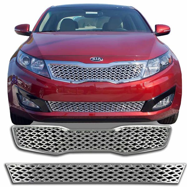 Coast to Coast International IWCGI112 Overlay Mesh Style 1 Piece Mesh Style Bumper Grille Insert Chrome ABS