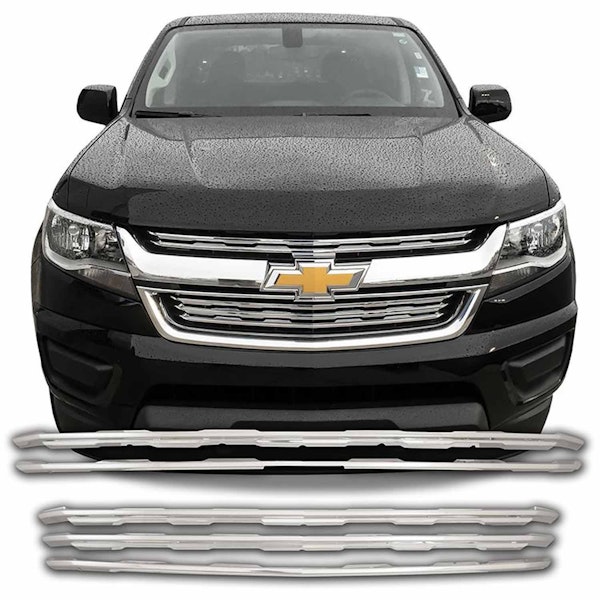 Coast to Coast International IWCGI130 Overlay Horizontal Bar Style 2 Piece Emblem Cutout Chrome ABS