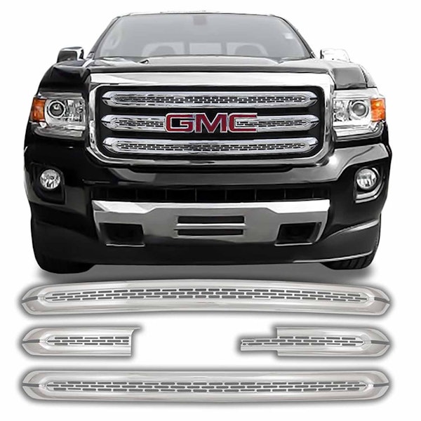 Coast to Coast International IWCGI142 Overlay Mesh Style 4 Piece Emblem Cutout Chrome ABS