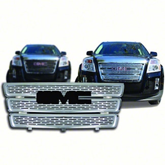 Coast to Coast International IWCGI87 Overlay Oval Mesh Style 1 Piece Emblem Cutout Chrome ABS