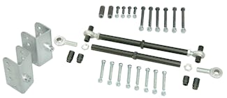 Competition Engineering C8007 Control Arms; Lower; Incl. Brackets; Hardware; Satin Black Finish;