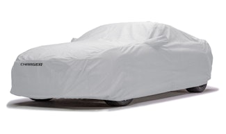 Covercraft Custom Car Covers C18198FE13AC Custom 5-Layer Softback All Climate Car Cover with Charger logo